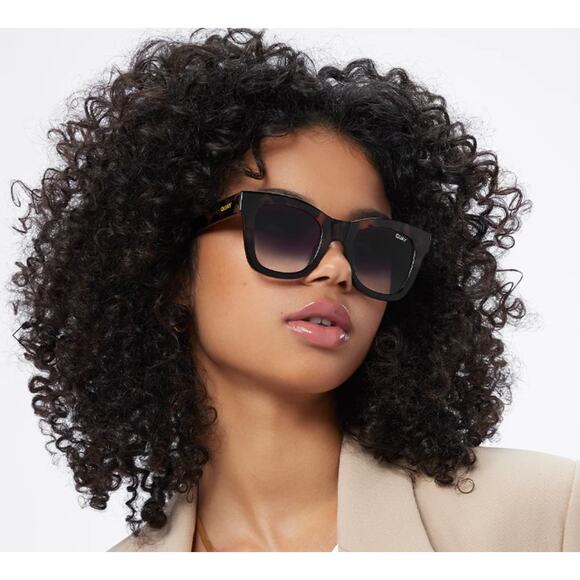 Quay Australia AFTER HOURS Women\'s Sunglasses - Tortoise Black/Black Fade - NWT main image 5